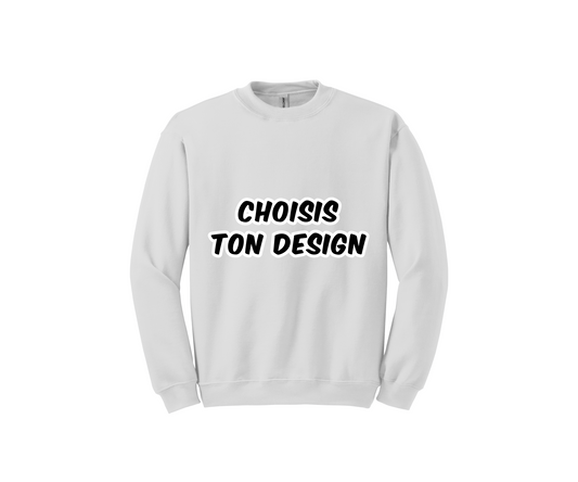 Crewneck blanc en soldes